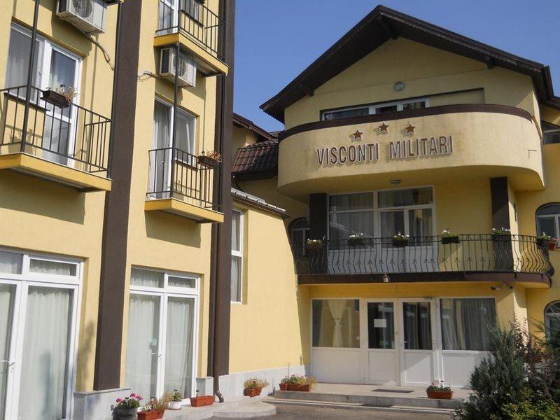 Visconti Militari Hotel Bukares Bagian luar foto