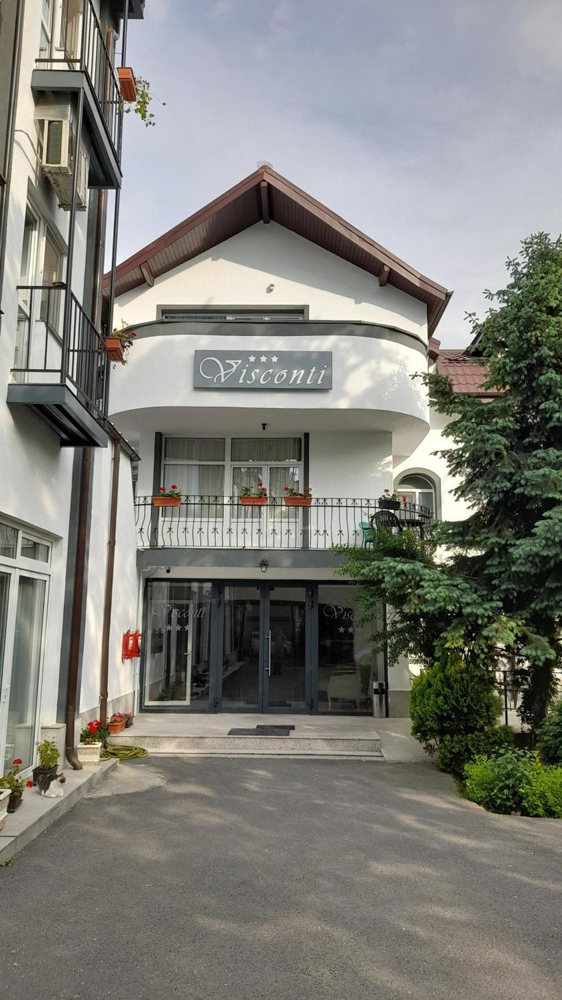 Visconti Militari Hotel Bukares Bagian luar foto